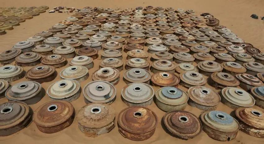 مشروع مسام ينتزع آلاف الالغام في اليمن