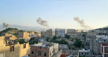 غارات مكثفة تستهدف مواقع الحوثيين في تعز