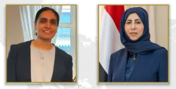 وزيرة الخارجية تبحث مع السفيرة البريطانية تداعيات التصعيد الحوثي