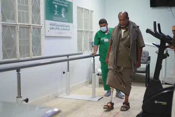 مركز الأطراف الصناعية بسيئون يقدم آلاف الخدمات الطبية بتمويل الملك سلمان