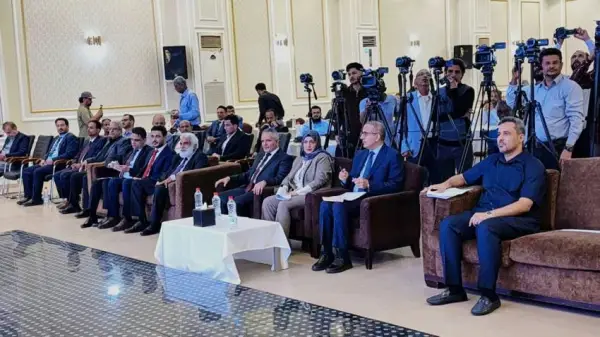 وزراء يستعرضون جرائم مليشيا الحوثي في تعز